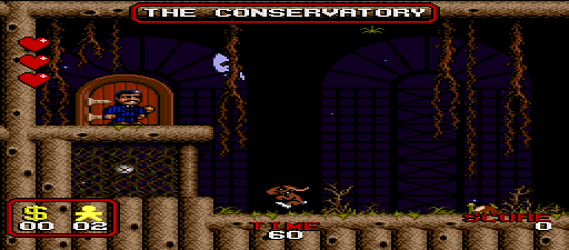 The Addams Family (Nintendo Super System) Screenshot 1